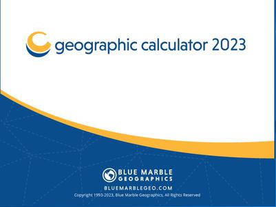 Blue Marble Geographic Calculator 2023 Build 1071 (x64)