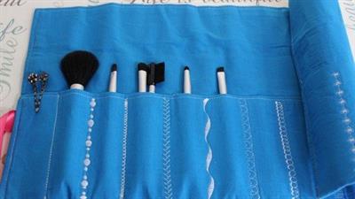 Learn How To Sew A Roll Up Organizer With Decorativ  Stitches 6cb5ae964ca57c34acd1961f7c56cfb7