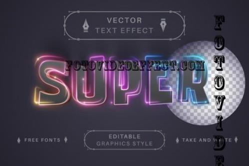 Super Garland - Editable Text Effect - 10895057