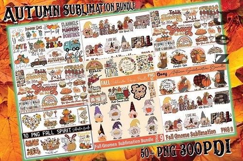 Autumn Sublimation Bundle - 54 Premium Graphics Autumn Sublimation Bundle - 54 Premium Graphics