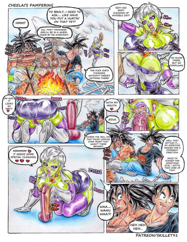 Skillet91 - Goku steal Cheelai Porn Comic
