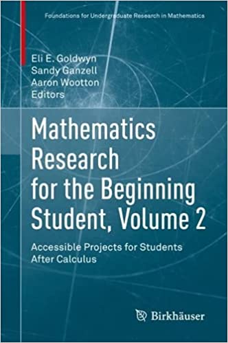 Mathematics Research for the Beginning Student, Volume 2 Accessible Projects for Students After Calculus