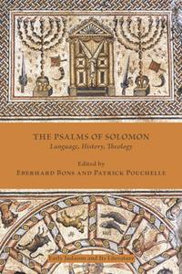 The Psalms of Solomon  Language, History, Theology