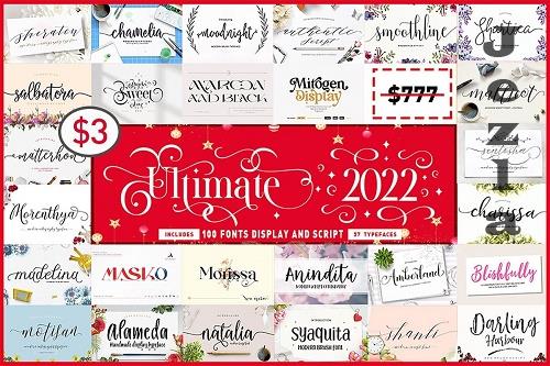 Ultimate 2022 Font Bundle - 2268146 Ultimate 2022 Font Bundle - 2268146