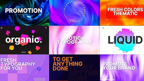 Motion Typography Slides 1206208 - Project for After Effects