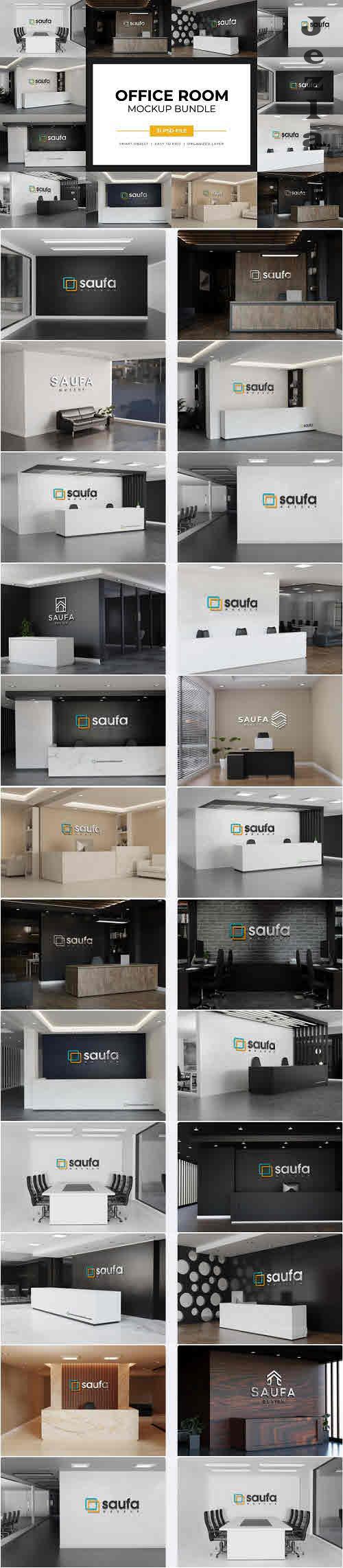 Office Room Mockup Bundle - 21 Premium Graphics Office Room Mockup Bundle - 21 Premium Graphics