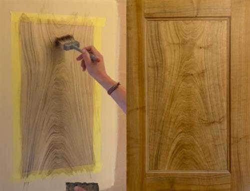 How To Woodgrain With Confidence Create A Realistic Faux Birch Panel