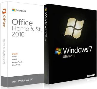 Windows 7 Ultimate SP1 Multilingual With Office 2016 Pro Plus Preactivated November 2022 (x64)