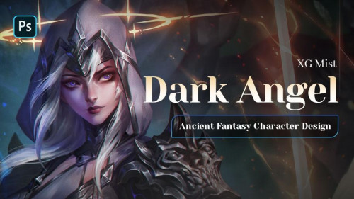 Wingfox - Ancient Fantasy Character Design - Dark Angel (2022) with XG Mist