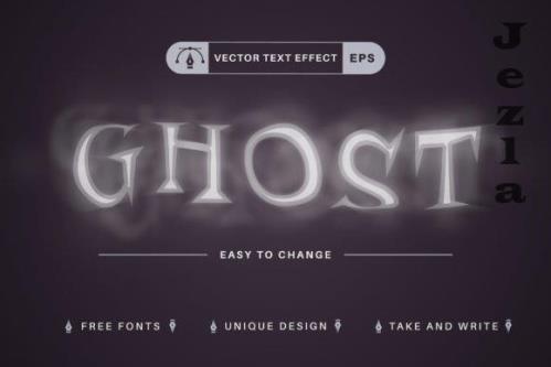 Ghost - Editable Text Effect - 10266348