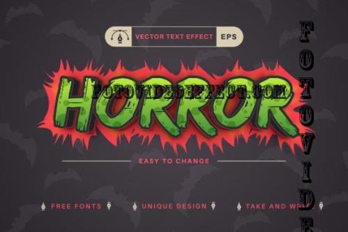 Horror - Editable Text Effect - 10267278