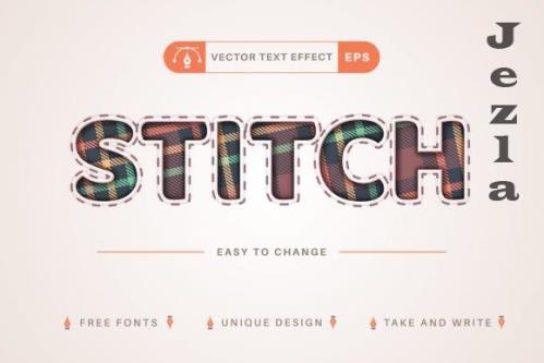 Tartan - Editable Text Effect - 10272008