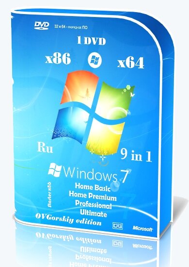 Windows 7 SP1 x86/x64 9 in 1 Update (2022) PC by OVGorskiy | RUS
