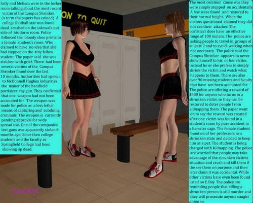 Hglock - Campus Shrinker 3D Porn Comic