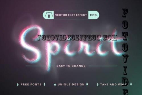Spirit - Editable Text Effect - 10265162