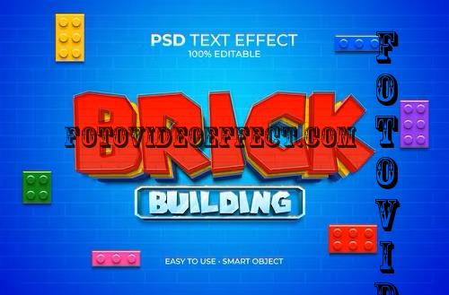 Brick Building Text Effect - UZZUGXE