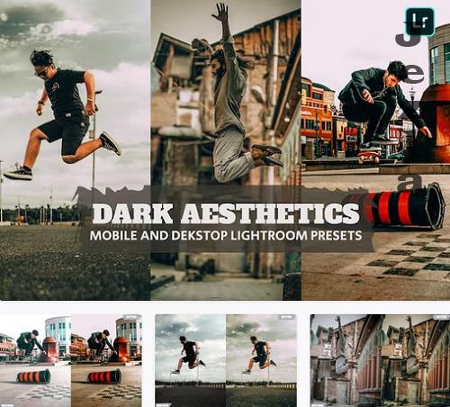 Dark Aesthetics Lightroom Presets Dekstop Mobile