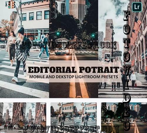 Editorial Potrait Lightroom Presets Dekstop Mobile