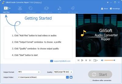 GiliSoft Audio Converter Ripper  9.2