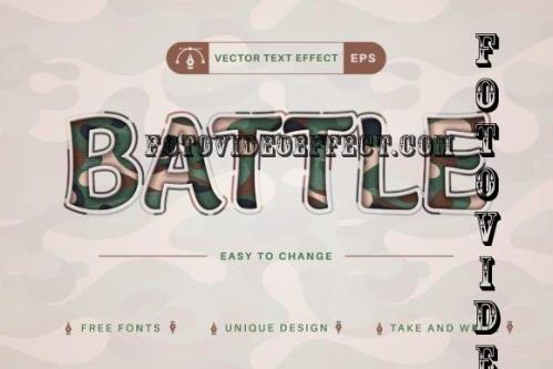 Battle - Editable Text Effect - 10297376