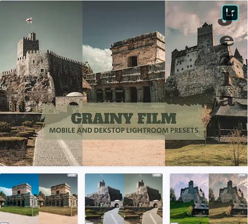 Grainy Film Lightroom Presets Dekstop and Mobile
