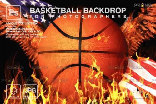 Basketball Digital Backdrop V29 - 10296392