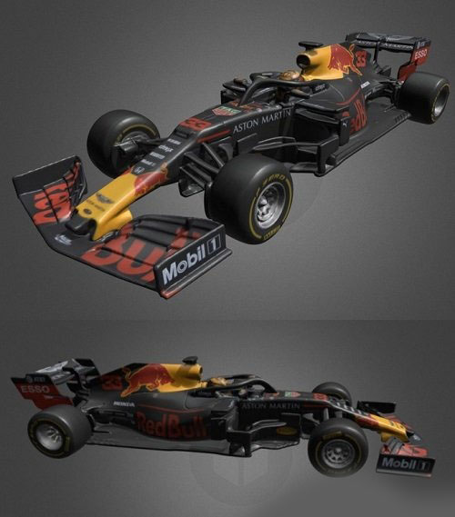 Aston Martin Red Bull Racing RB15 3D Models