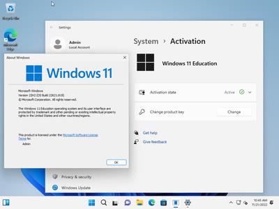 Windows 11 22H2 Build 22621.819 AIO 13in1 (No TPM Required) With Office 2021 Pro Plus Multilingual Preactivated (x64)