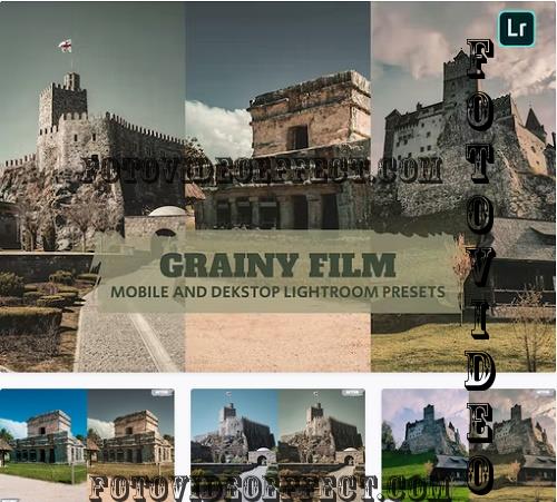 Grainy Film Lightroom Presets Dekstop and Mobile