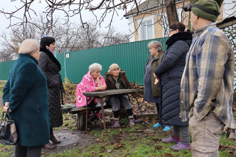 Сход граждан с первым заместителем главы администрации