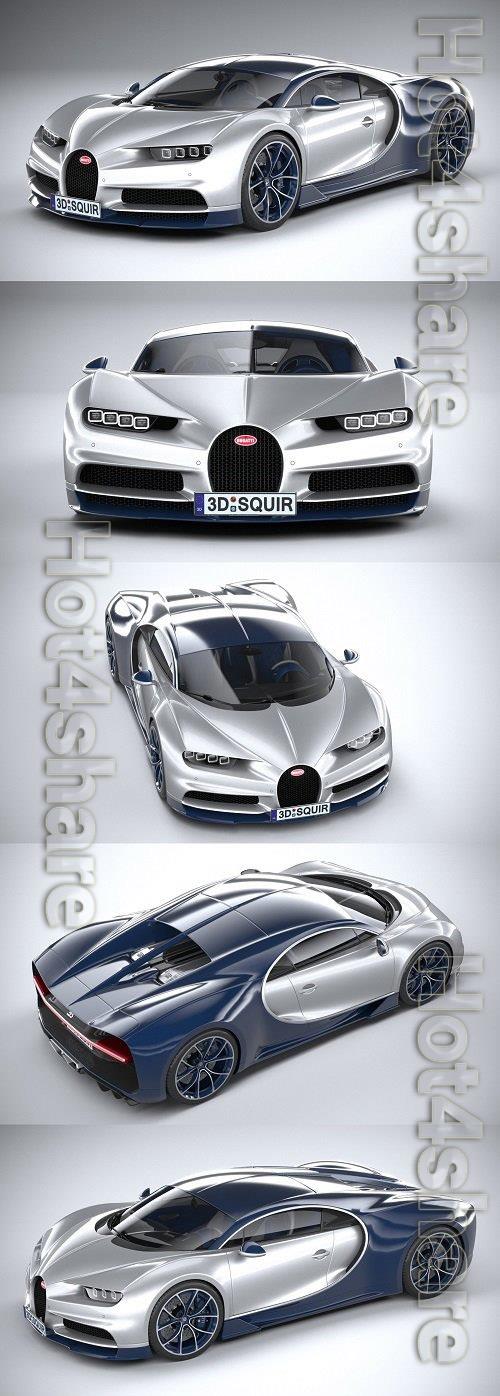 Bugatti Chiron 2020 3D Models