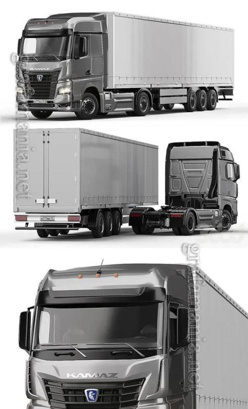 KAMAZ 54901 truck 3D Models