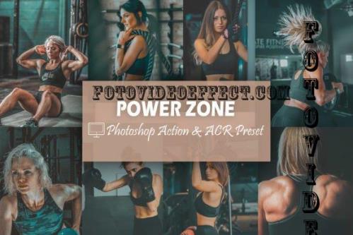 12 Power Zone Photoshop Actions And ACR Presets, Athletic - 2240283