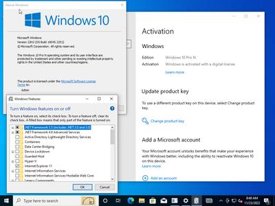 Windows 10 22H2 Build 19045.2251 AIO 16in1 Preactivated Multilingual November 2022 (x64)