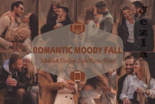 12 Romantic Moody Fall Mobile & Desktop Lightroom Presets - 2315983