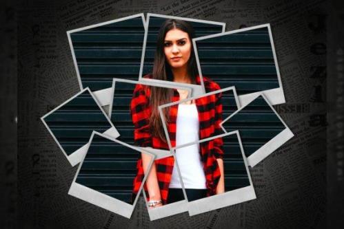 Moodboard Polaroid Collage Photo Effect