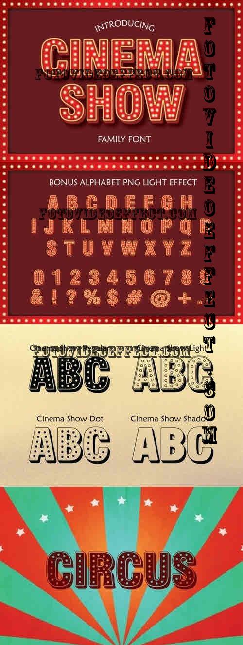 Cinema Show Font