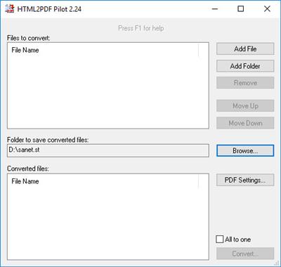 HTML2PDF Pilot  2.29