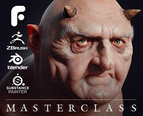 FlippedNormals - Realistic Character Portrait Masterclass