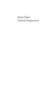 State Crime Current Perspectives