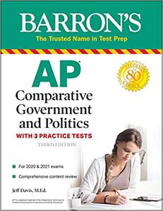 AP Comparative Government and Politics With 3 Practice Tests (Barron's Test Prep)