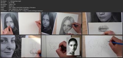 Drawing Pencil Portraits - Basic Techniques And  More 0833a6ec901c32db039e8129920ae248