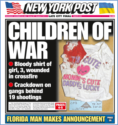 New York Post - November 12, 2022