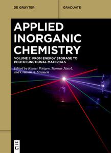 Applied Inorganic Chemistry From Energy Storage to Photofunctional Materials, Volume 2