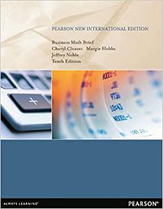 Business Math Brief Pearson New International Edition 