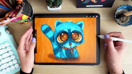 Drawing & Digital Illustration Cute Animal Characters For Beginners In Procreate