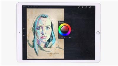 Digital Sketchy Portraits With  Procreate