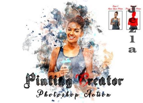 Painting Creator Photoshop Action - 10244598