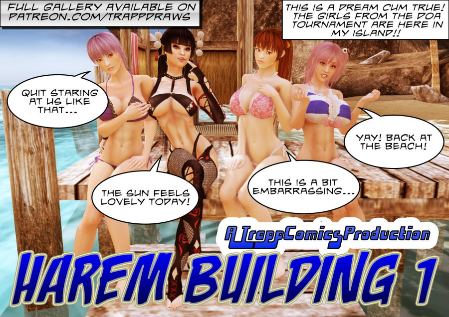TrappComics - DOA - Harem Building 1 3D Porn Comic
