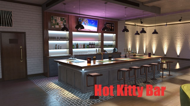 Hot Kitty Bar [1.0] (Jester555) [uncen] [2022, 3DCG, Ren Py, Animation, Male Hero, All sex, Young, Milf, Dating Sim] [rus+eng]